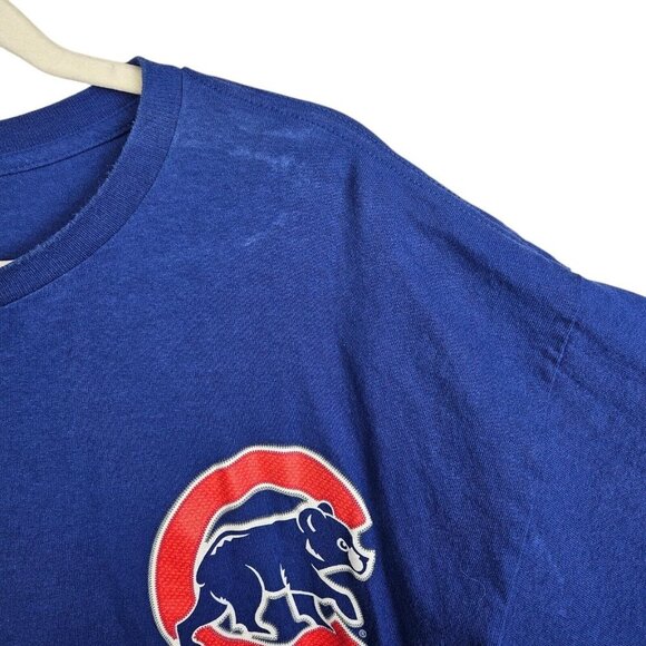 Chicago Cubs‎ Blue T-shirt Mens Size XXL Short Kris Bryant #17 MLB 2015 - Picture 4 of 9